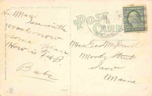 Public Library Bangor Maine 1917 postcard