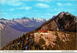 Canada Alberta The Tea House On Sulphur Mountain