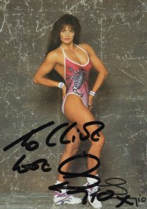 Scorpio Nikki Diamond Of Gladiators Hand Signed Photo