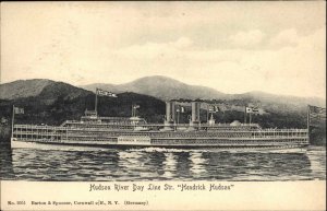 Steamship Boats Hendrick Hudson Hudson River Day Line c1900s-20s Postcard