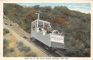 Cable Car on Mt. Lowe Incline Mount Lowe CA