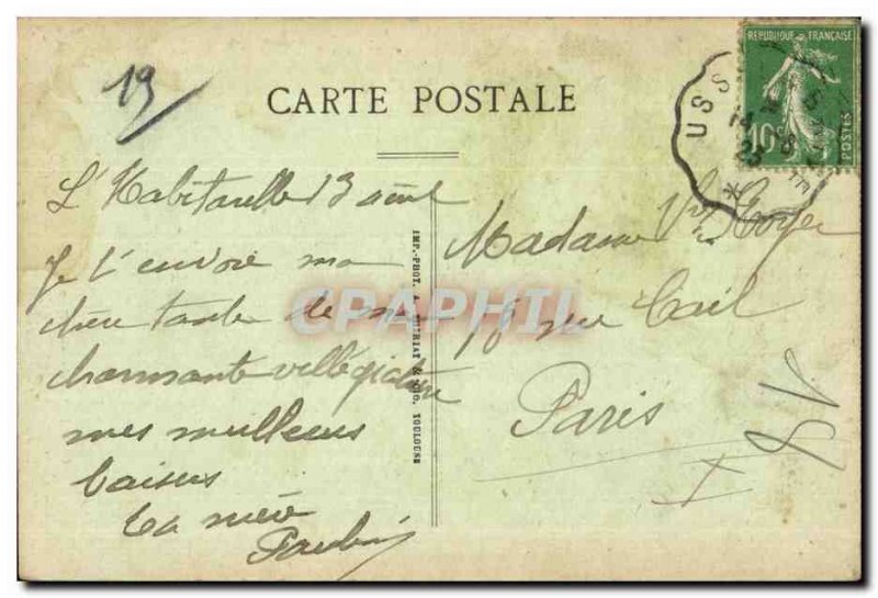 Old Postcard Gimel (Correze) Le Pavillon Hotel des Eaux Vives