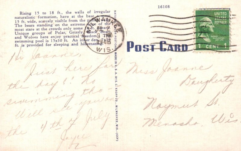 Barless Bear Den,Washington Park,Milwaukee,WI