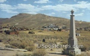 President Garfield Monument - Bodie, California CA  