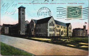 Canada Grant Hall And Kingston Building Queen's University Kingston C203