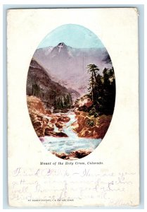 1907 Mount of the Holy Cross Colorado CO Loomis NE Paxton IL Antique Postcard