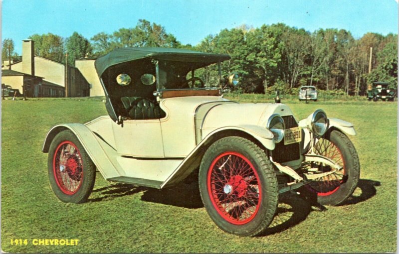 Postcard Automobile 1914 Chevrolet - Roaring 20 Autos Museum, Toms River NJ