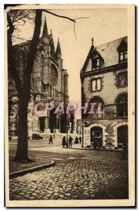 Old Postcard Chartres L & # 39ancienne station and the south portal