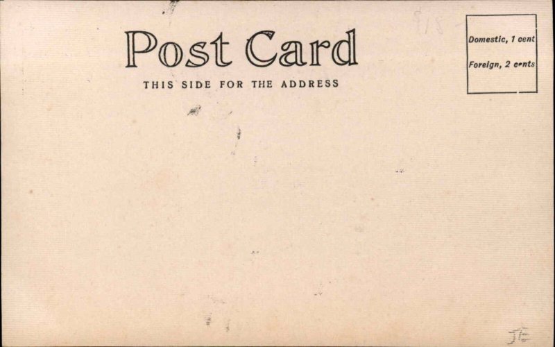 North Scituate Rhode Island RI Post Office Square c1905 Real Photo Postcard