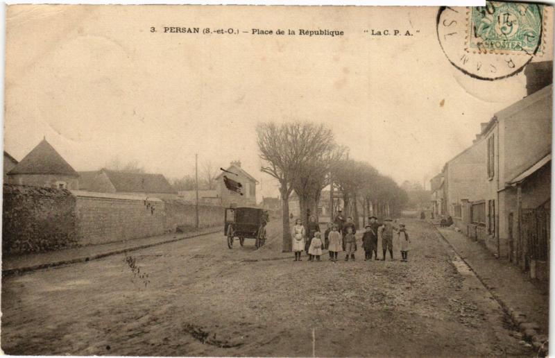 CPA PERSAN - Place de la République (350182)