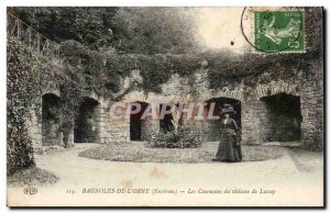 Cars L & # 39orne Old Postcard Casemates of the Lassay castle