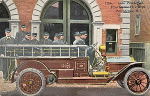 Providence Fire Dept Auto Protective Providence RI USA Postcard