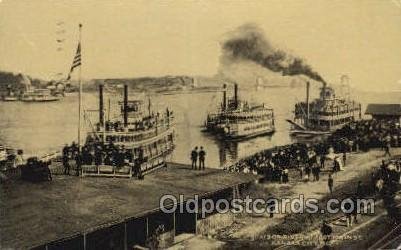 Boats On The River Foot Of Main Street Ferry Boat, Ferries, Ship Kansas City,...