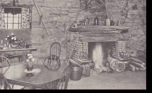 Vermont Wallingford Old Stone Shop Fireplace Albertype