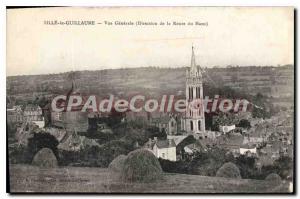 Postcard Old Sille Le Guillaume Vue Generale