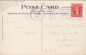 Siwash Rock Stanley Park Empress of Japan Vancouver BC c1938 Postcard F10