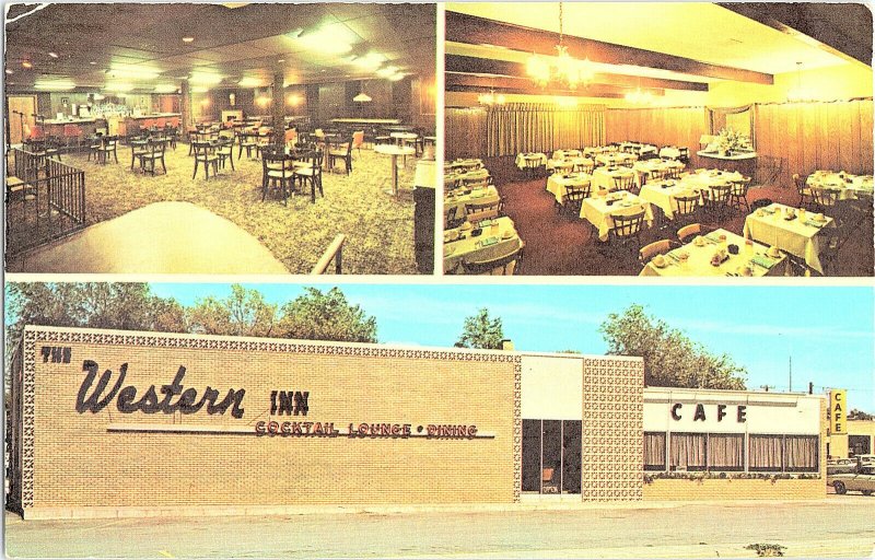 1976 Western Inn Restaurant & Lounge Chamberlain SD Postcard Standard View Card 