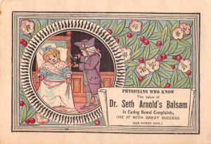 Dr Seth Arnold's Balsam Medicine Advertising Tradecard Children Vintage AA52542