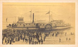 Unidentified River Steamship at Lake Brienz Ferry Boat Ship 