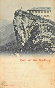 SCHAFBERG AUSTRIA~HOTEL auf dem~1897 PHOTO POSTCARD