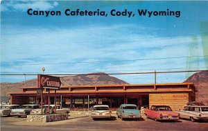 Cody Wyoming 1960s Postcard Canyon Cafeteria