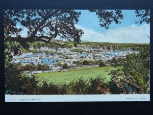 Devon CREDITON Panoramic Town View c1950/60s Postcard by Barnes & Co.