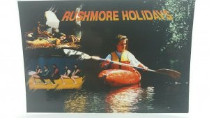 Vintage Postcard Rushmore Holidays of Oxford Posted 1995 from Southampton