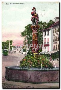 Switzerland Old Postcard Bern Kindlifresserbrunnen