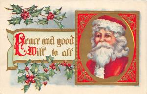 F23/ Santa Claus Merry Christmas Postcard c1911 Cleveland Ohio 4