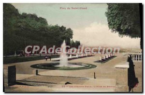 Postcard Old Park of Saint Cloud The Great Haux Allee Marnes