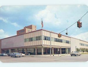 Unused Pre-1980 OLD CARS AT LIBRARY Kalamazoo Michigan MI d6039