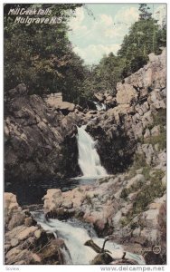 Mill Creek Falls, Mulgrave, Nova Scotia, Canada, PU-1910