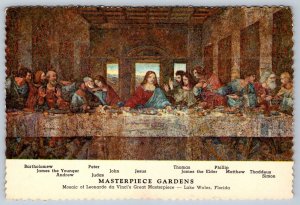 Leonardo Da Vinci's Last Supper Mosaic, Lake Wales Florida, 1979 Chrome Postcard