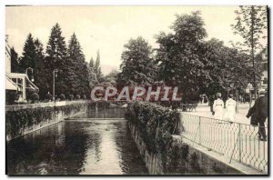 Old Postcard Baden Baden Oos Beim Party an der Englischen Hof