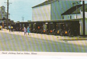 Illinois Arthur Amish Hitching Rack Greetings From Amish Country