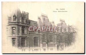 Old Postcard Paris Place Malesherbes