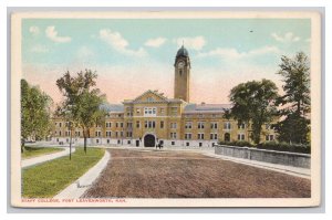 Postcard Staff College Fort Leavenworth Kan. Kansas