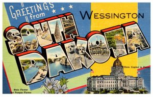 South Dakota Wessington  LARGE LETTER