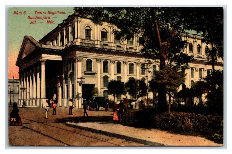 Teatro Degollado Guadalajara Jalisco Mexico UNP DB Postcard I20