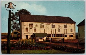 Vtg Upper Perkiomen Valley Pennsylvania PA Dinner Bell Hex Sign Barn Postcard