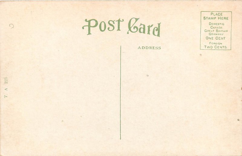Vintage Postcard Old Pueblo and Rodgers Hospital Tucson Az