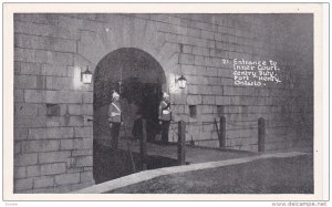 Entrance to Inner Court Sentry Duty,  Fort Henry,  Ontario,  Canada,  40-60s