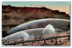 1909 Hydraulic Mining Machines Scene Boise Idaho ID Posted Vintage Postcard