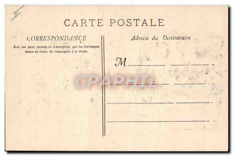 Old Postcard Tarascon overview of the Chateau of King Rene