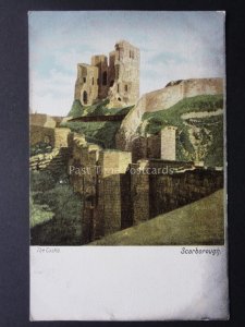 Yorkshire SCARBOROUGH The Castle - Old Postcard by Hartmann