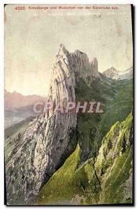 Postcard Old Kreuzberge Und Mutschen Von Der Saxerluke Aus