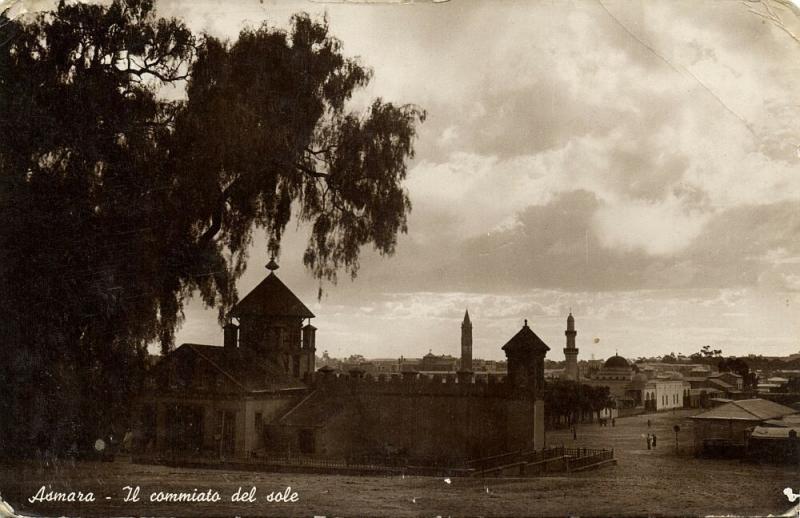 eritrea, ASMARA, Farewell to the Sun (1930s) RPPC Postcard