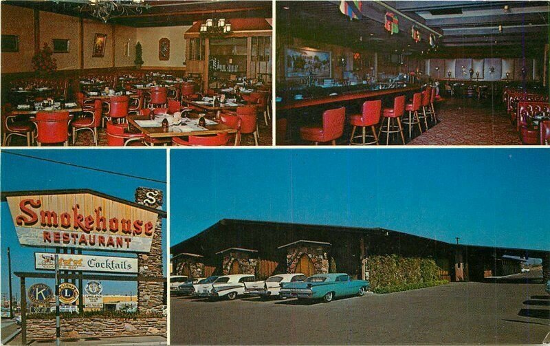 Phoenix Arizona Smokehouse Restaurant roadside Phoenix Postcard 21-13845