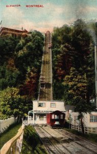 Canada Quebec Montreal Elevator Vintage Postcard C251
