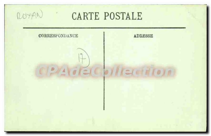 Old Postcard Pontaillac The Beach